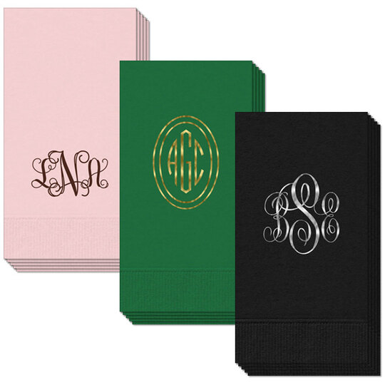 Design Your Own Monogram Guest Towels